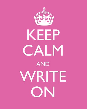 keep calm write