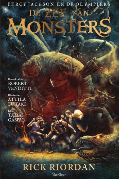 De zee van monsters graphic novel van Rick Riordan